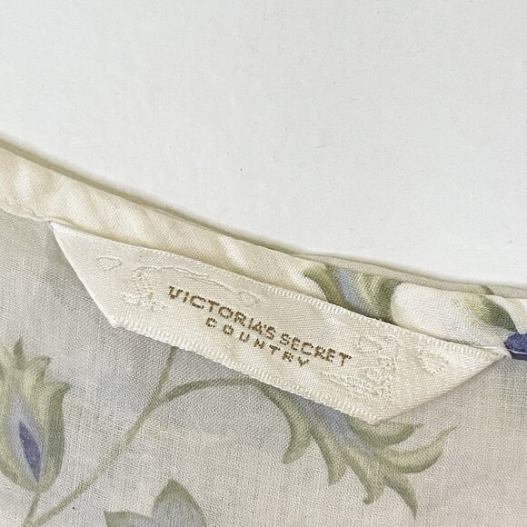 Y2k‎ Victoria’s Secret Country Prairie Floral Maxi Nightgown Cottagecore Lace M - Picture 7 of 7